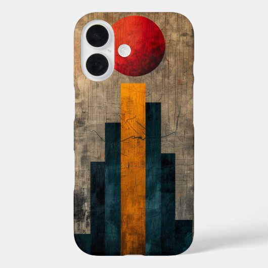 Zonnegeometriestudie Case-Mate iPhone Case (Achterkant)