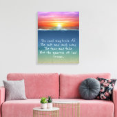 Zonnegesette geheugencitaatcanvas afdrukken (Insitu (Woonkamer))
