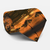 Zonnegetische Stropdas - Zonnestralen (Opgerold)