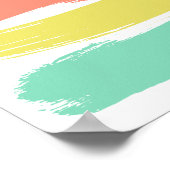 Zonnegewassen Neon Poster (Hoek)