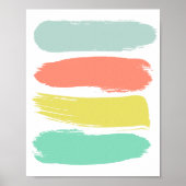 Zonnegewassen Neon Poster (Voorkant)