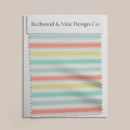 Zonnegewassen Neon Summer Cabana Stripe Stof