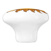 Zonnegezicht Keramische Knop (Zijkant)
