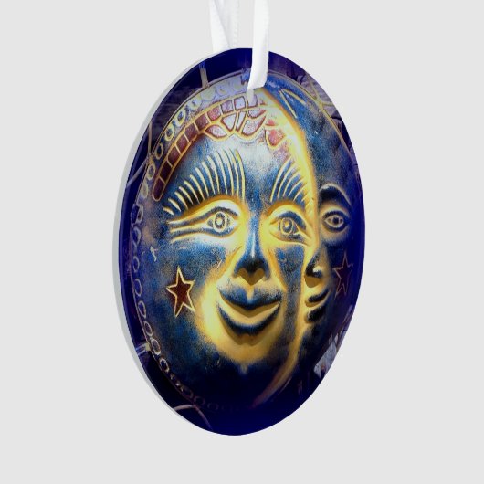 zonnegezicht / maangezicht ornament (voorkant)