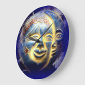 zonnegezicht / maanvoorklok grote klok (Hoek)