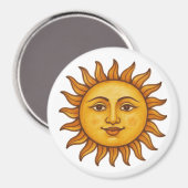 Zonnegezicht Magneet (Voorkant / Achterkant)