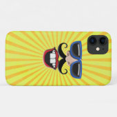 Zonnegezicht met zonnebrillen Case-Mate iPhone case (Achterkant (horizontaal))