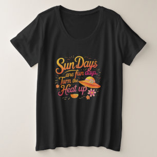 Zonneglans – Zonneschijndagen zijn Leuke Dagen, Dr Grote Maat T-shirt