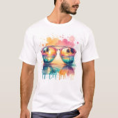 zonneglasstrand t-shirt (Voorkant)