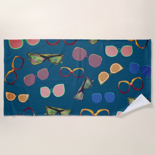 Zonneglazen Beach Mood Strandlaken (Voorkant)