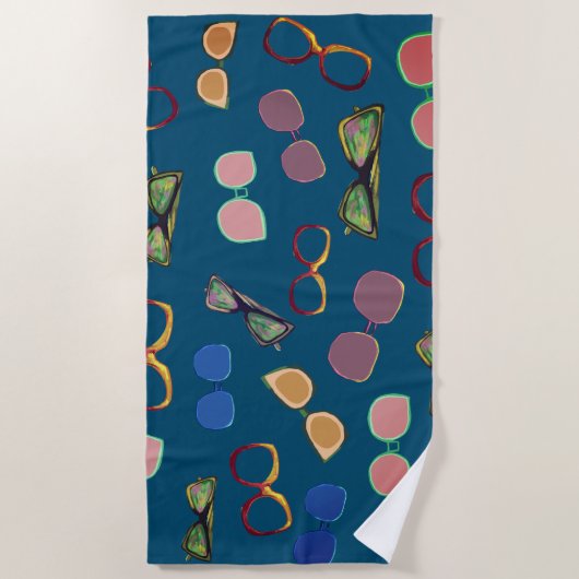 Zonneglazen  Beach Mood Strandlaken (Voorkant)