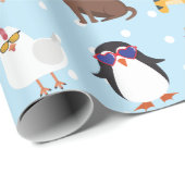 Zonneglazen flessen op blauw cadeaupapier (Rol Hoek)