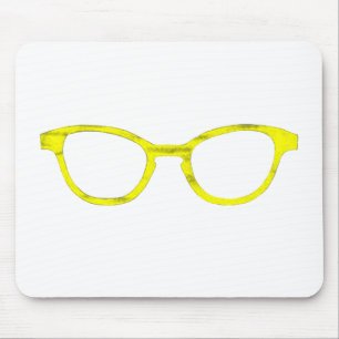 Zonneglazen gele riem de MUSEUM Zazzle Gifts Muismat