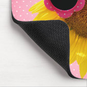 Zonneglazen op Muismat zonnebloemen (Hoek)