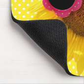 Zonneglazen op Muismat zonnebloemen (Hoek)