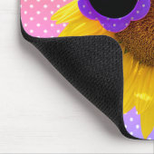 Zonneglazen op Muismat zonnebloemen (Hoek)