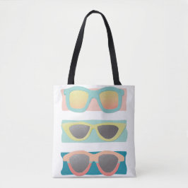 Zonneglazen Trio Coral Tote Bag