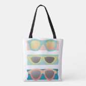 Zonneglazen Trio Coral Tote Bag (Achterkant)