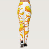 Zonneglimlach: Uitbarstende Vreugde Leggings (Achterkant)