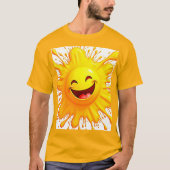 Zonneglimlach: Uitbarstende Vreugde T-shirt (Voorkant)
