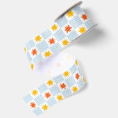 Zonnegloed geruite lint - L (Achterkant)