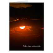 Zonnegloed in wolken (Voorkant)