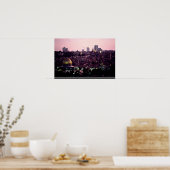 Zonnegloed over de oude stad Jeruzalem, Israël Poster (Keuken)