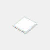 Zonnegloed Strepen Schachbrett Plaknotitie Post-it® Notes (Schuin)