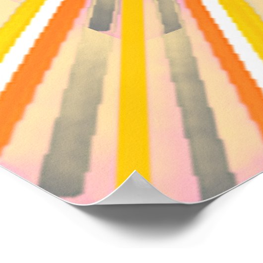 Zonnegloed String Poster (Hoek)
