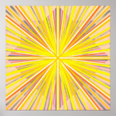 Zonnegloed String Poster (Voorkant)