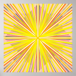 Zonnegloed String Poster