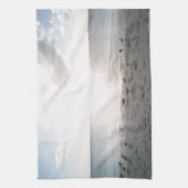 Zonneglorie Aan Het Strand Theedoek (Verticaal)