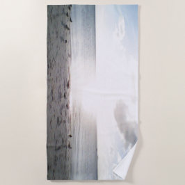 Zonneglorie bij de keukenhanddoek strandlaken