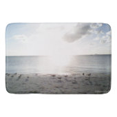 Zonneglorie op het strand badmat (Voorkant)