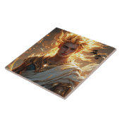 Zonnegod Apollo Altaar Inspiratie Toewijding Tegeltje (Zijkant)