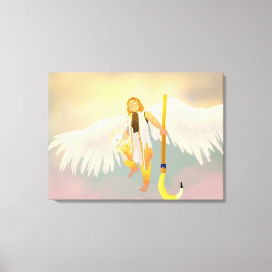 Zonnegod Sol Canvas Afdruk (Voorkant)