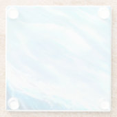 Zonnegolf Glazen Onderzetter (Achterkant)