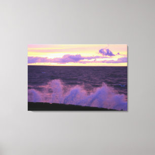 Zonnegolven Verrekte Canvas Afdrukken
