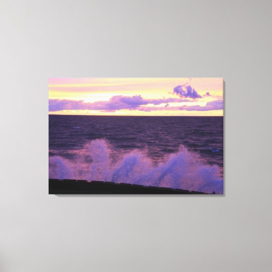Zonnegolven Verrekte Canvas Afdrukken (Voorkant)