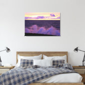 Zonnegolven Verrekte Canvas Afdrukken (Insitu (Slaapkamer))