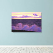 Zonnegolven Verrekte Canvas Afdrukken (Insitu (Houten vloer))