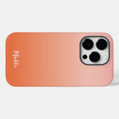 Zonnegradiënt Oranje en Warm Kleur Case-Mate iPhone Case (Achterkant (horizontaal))