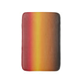 Zonnegradiënt Vibrant Rood Oranje Geel Ombre Badmat (Voorkant Verticaal)