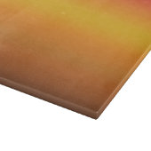 Zonnegradiënt Vibrant Rood Oranje Geel Ombre Snijplank (Hoek)