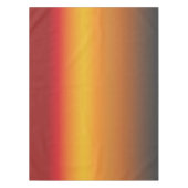 Zonnegradiënt Vibrant Rood Oranje Geel Ombre Tafelkleed (Voorkant)