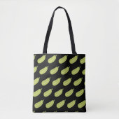 zonnegroen tote bag (Voorkant)
