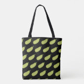 zonnegroen tote bag (Achterkant)