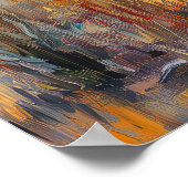 Zonnegroet – innerlijke balans in expressief poster (Hoek)