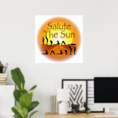 Zonnegroet Poster (Thuiskantoor)