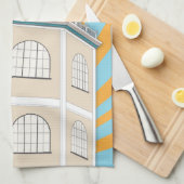 Zonnehanddoeken voor de keuken theedoek (Quarter Fold)